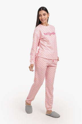 "Hey Sugar" Print Pyjama Set