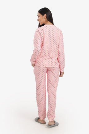 "Hey Sugar" Print Pyjama Set