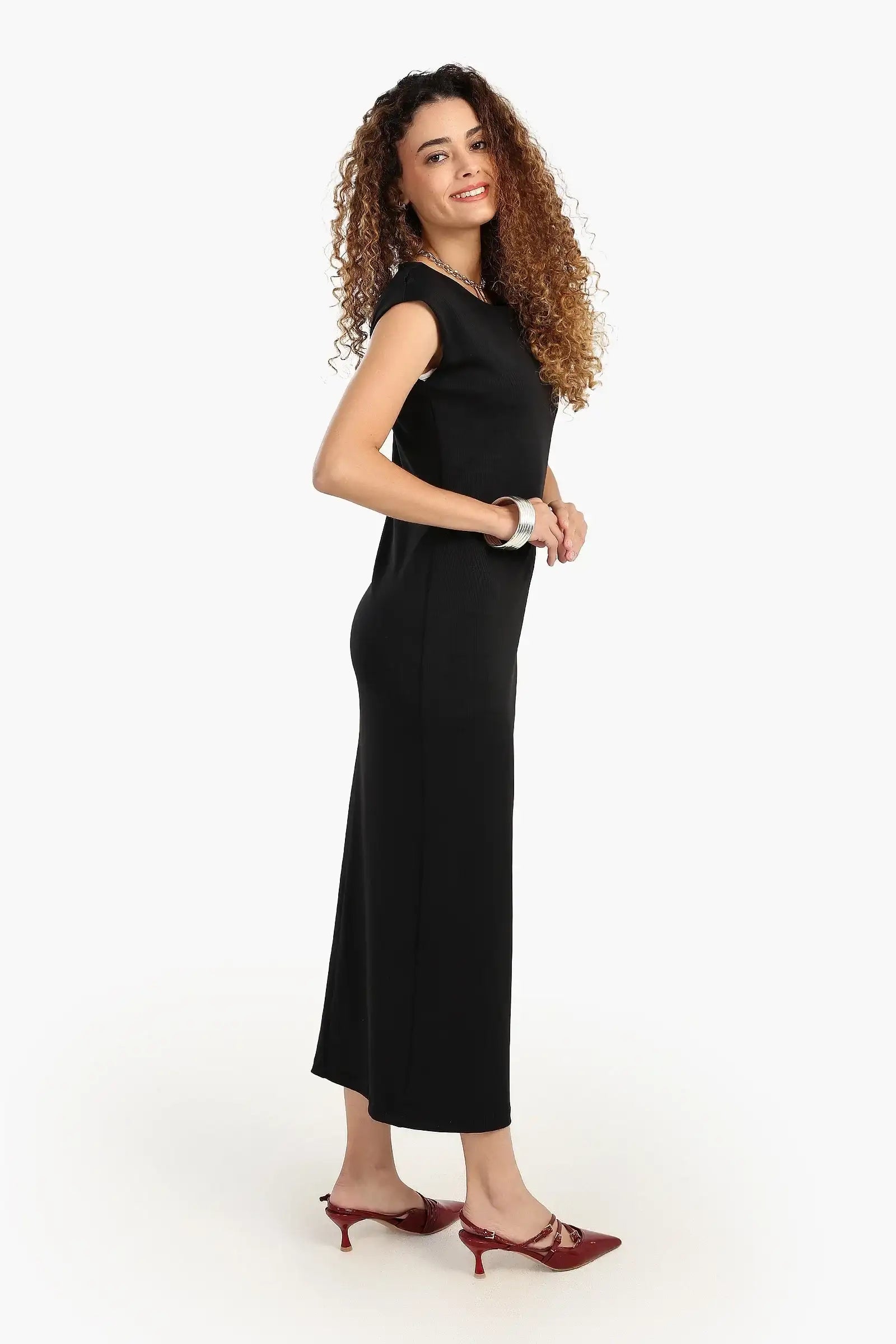 Black Slim Fit Dress | | Carina Wear – Carina