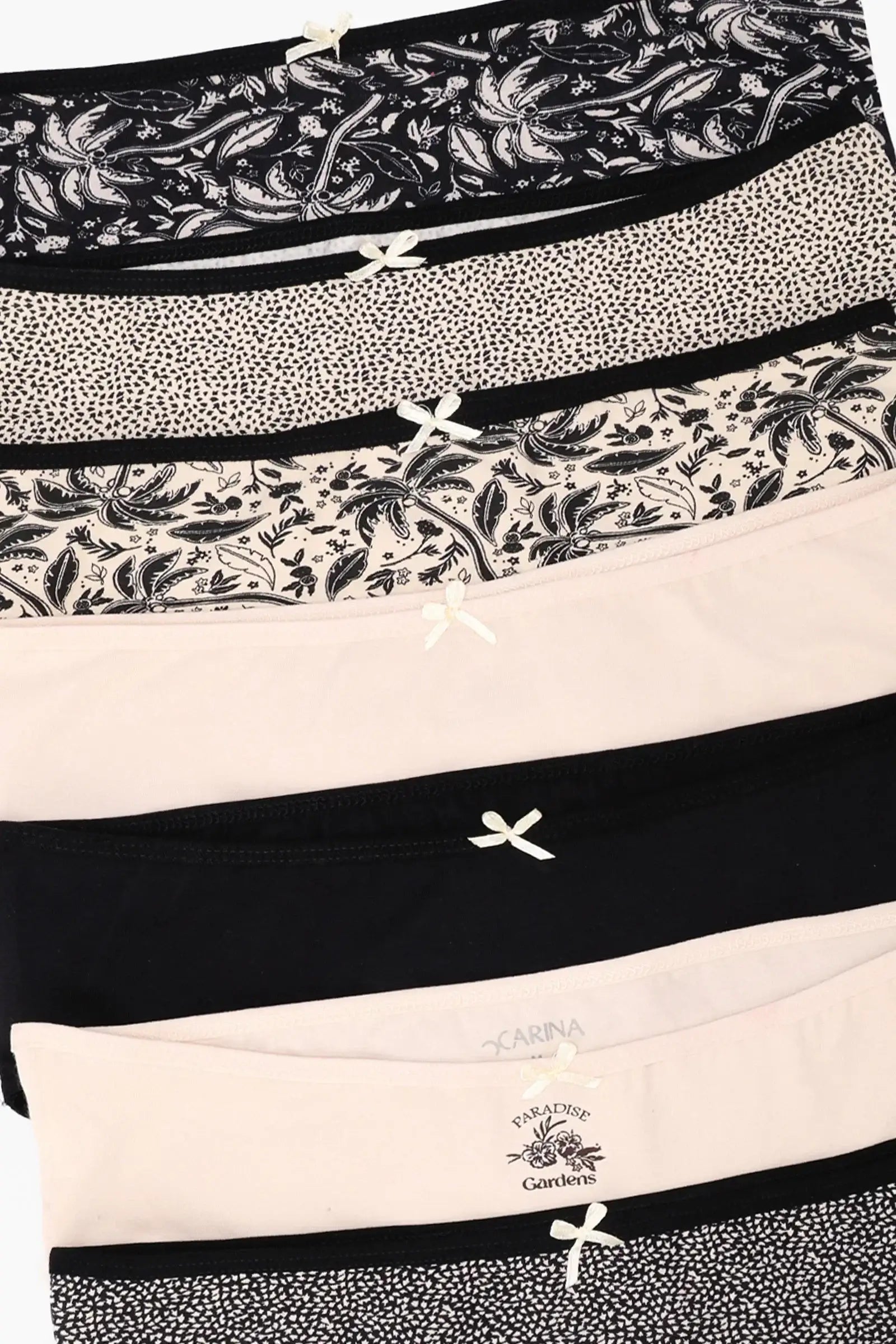 Pack of 7 Colored Brief Panties