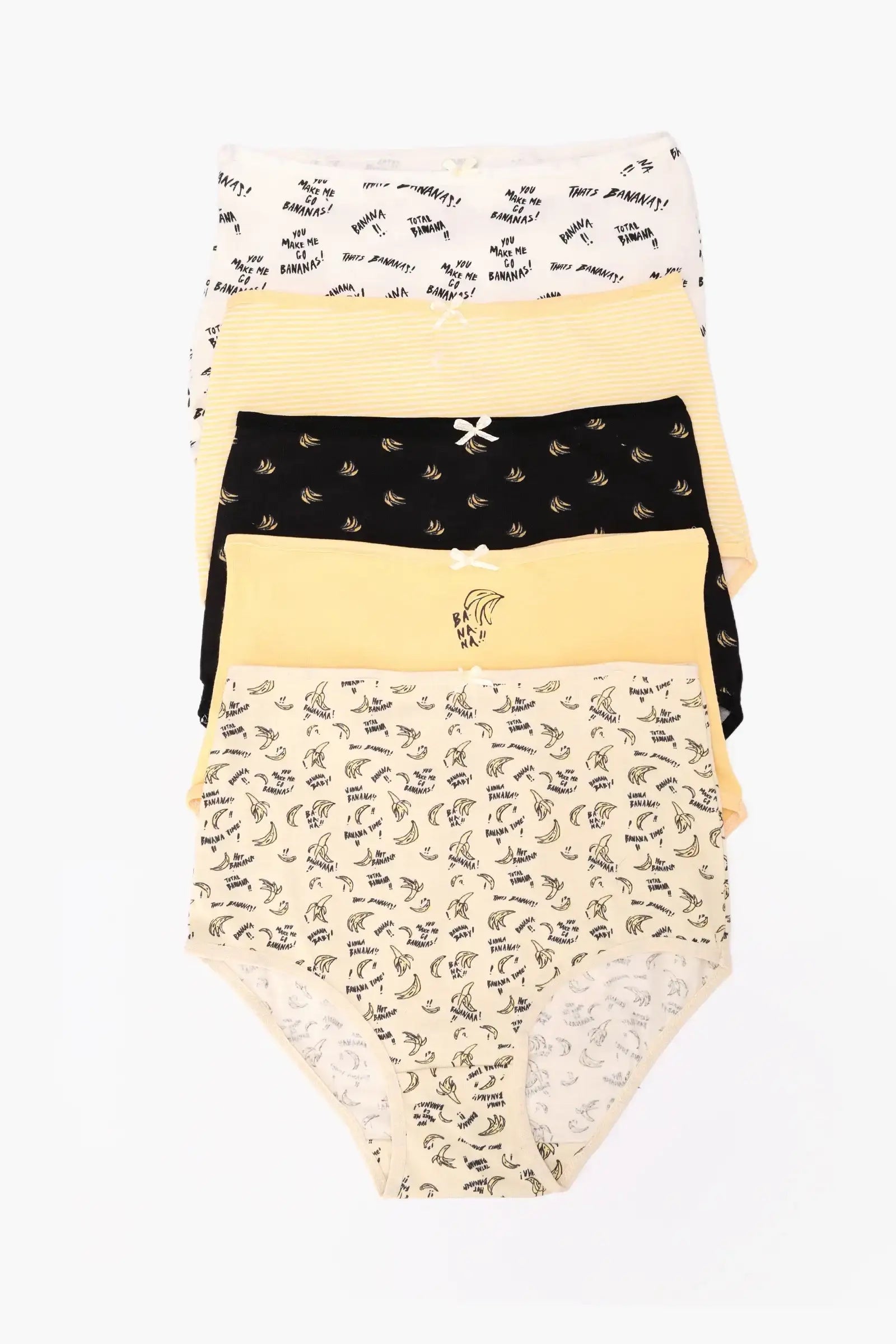 Pack of 5 Colored Full Brief Panties
