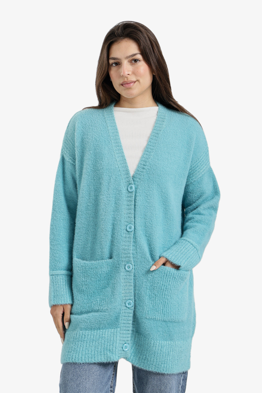 Relaxed Cardigan With Pockets