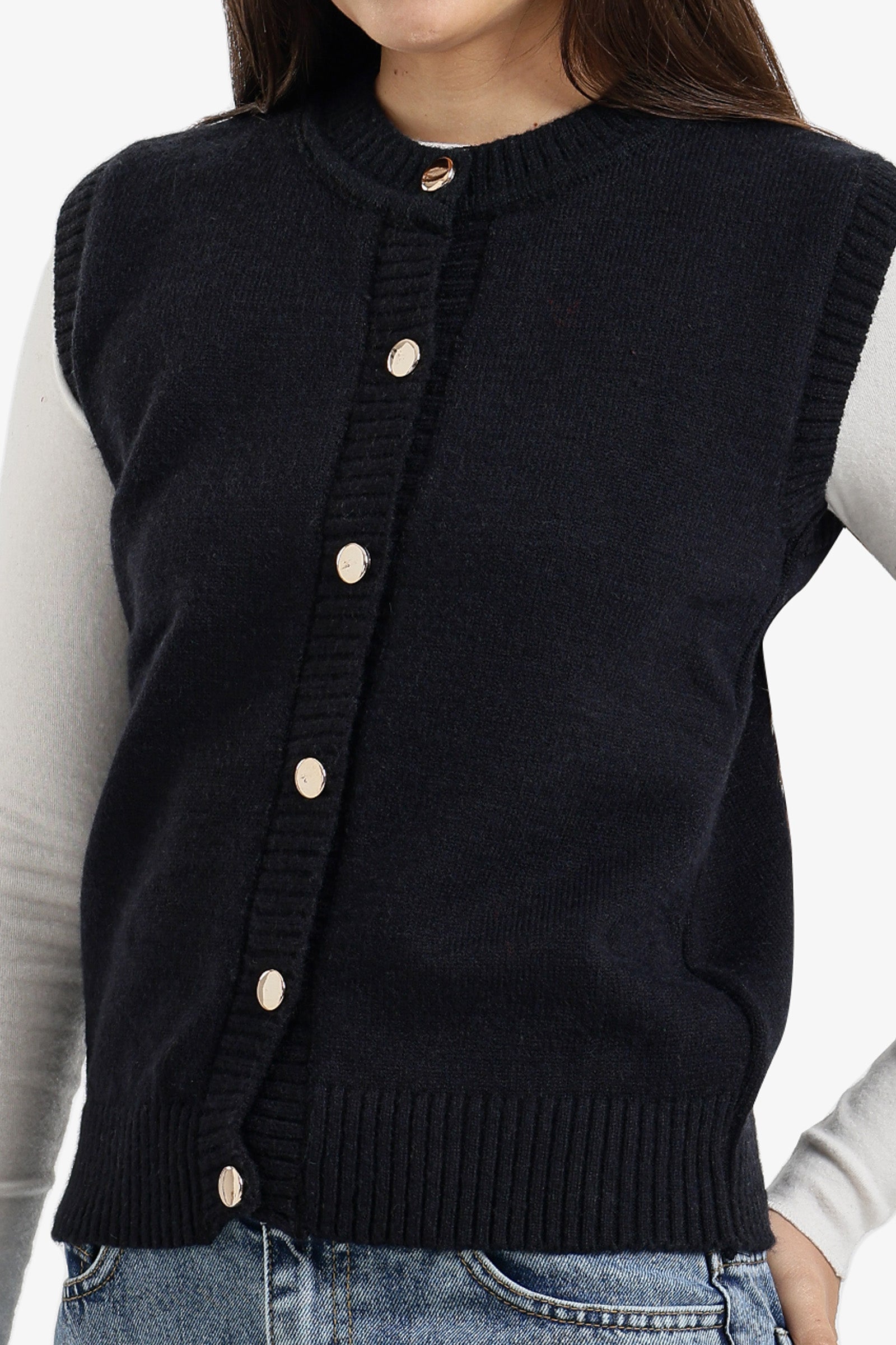 Button-Front Vest