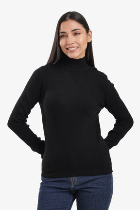 High-Neck Pullover