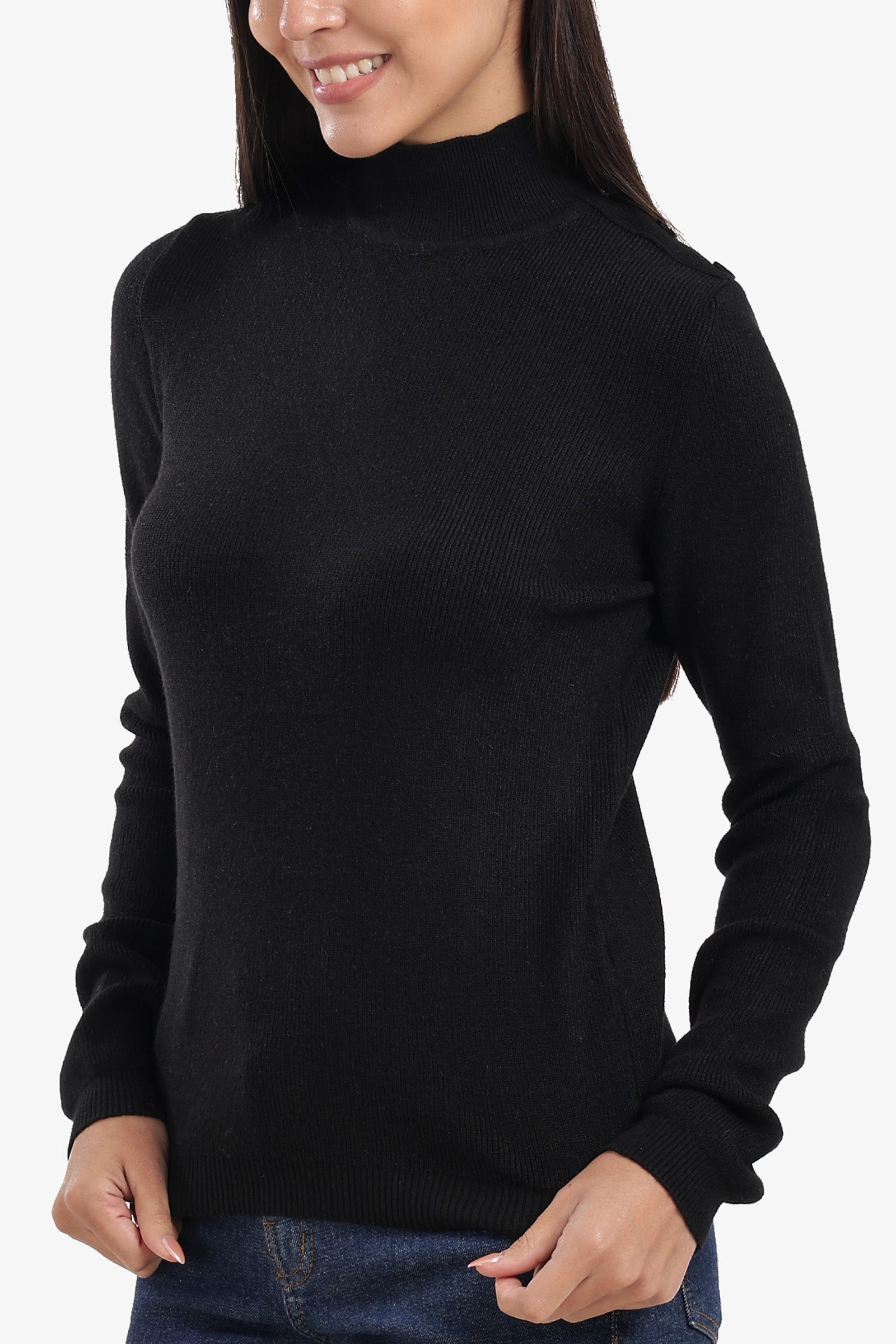 High-Neck Pullover
