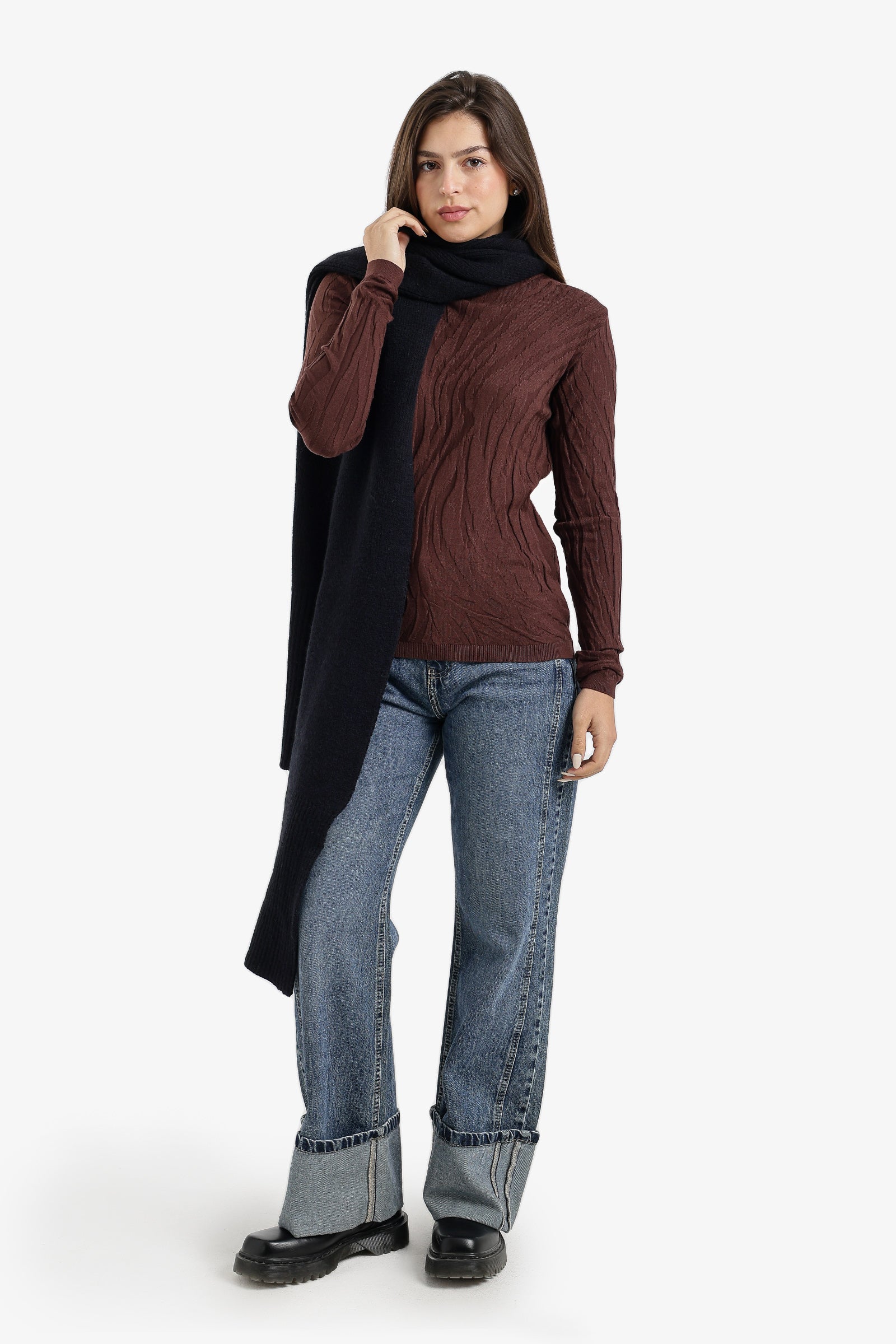 Knitted Rectangular Scarf