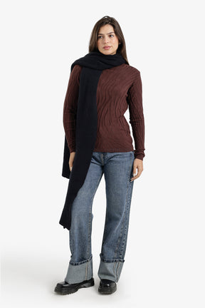 Knitted Rectangular Scarf