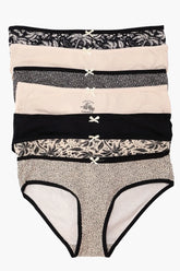 Pack of 7 Colored Bikini Panties
