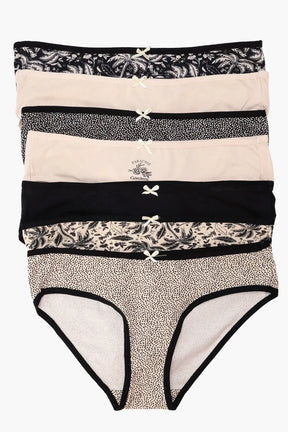 Pack of 7 Colored Bikini Panties