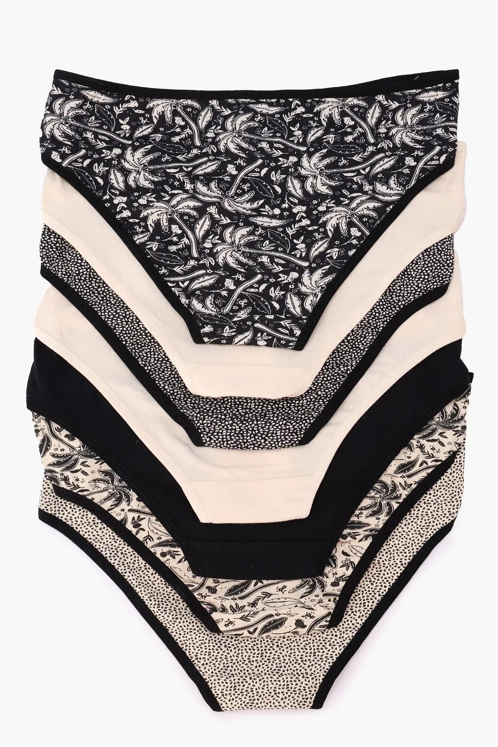 Pack of 7 Colored Bikini Panties