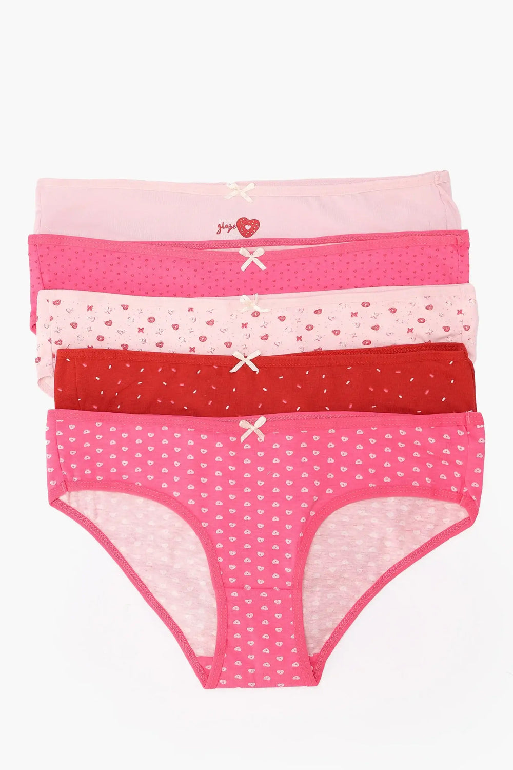 Pack of 5 Colored Bikini Panties