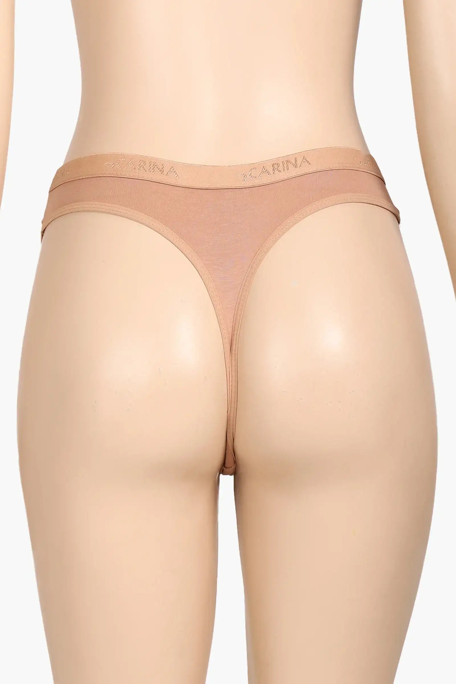 Cotton Lace Detail Thong