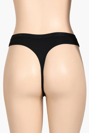 Cotton Lace Detail Thong