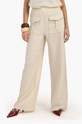 Pants with Front Flap Pockets