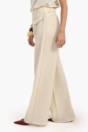 Pants with Front Flap Pockets