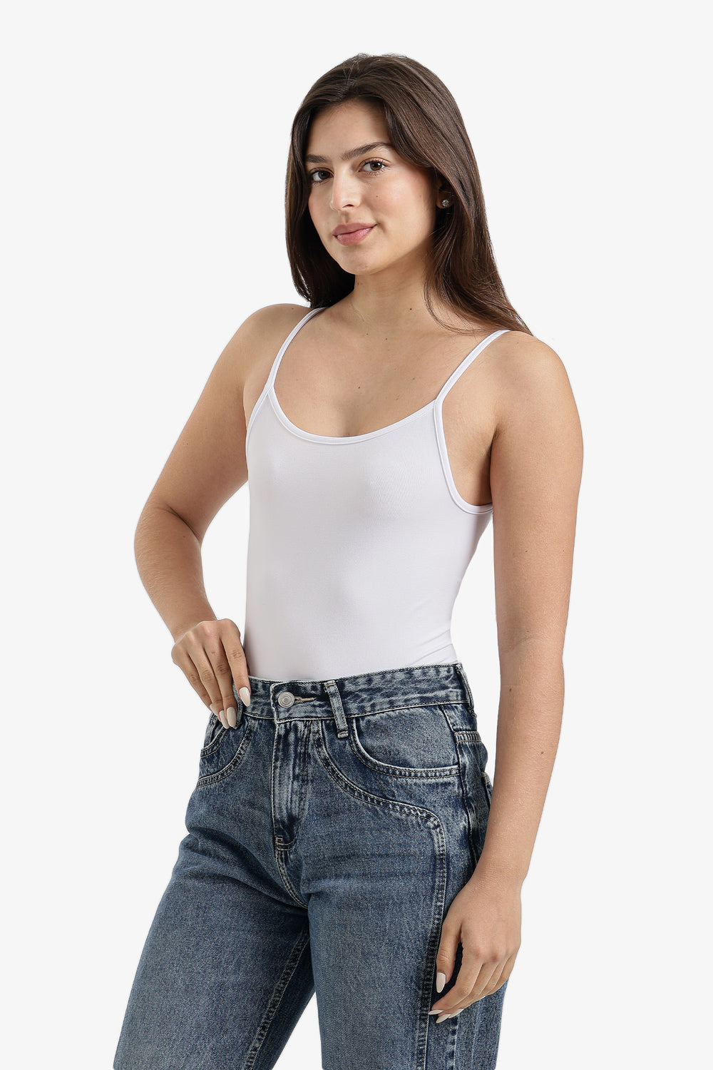 Spaghetti Strap Cami Bodysuit