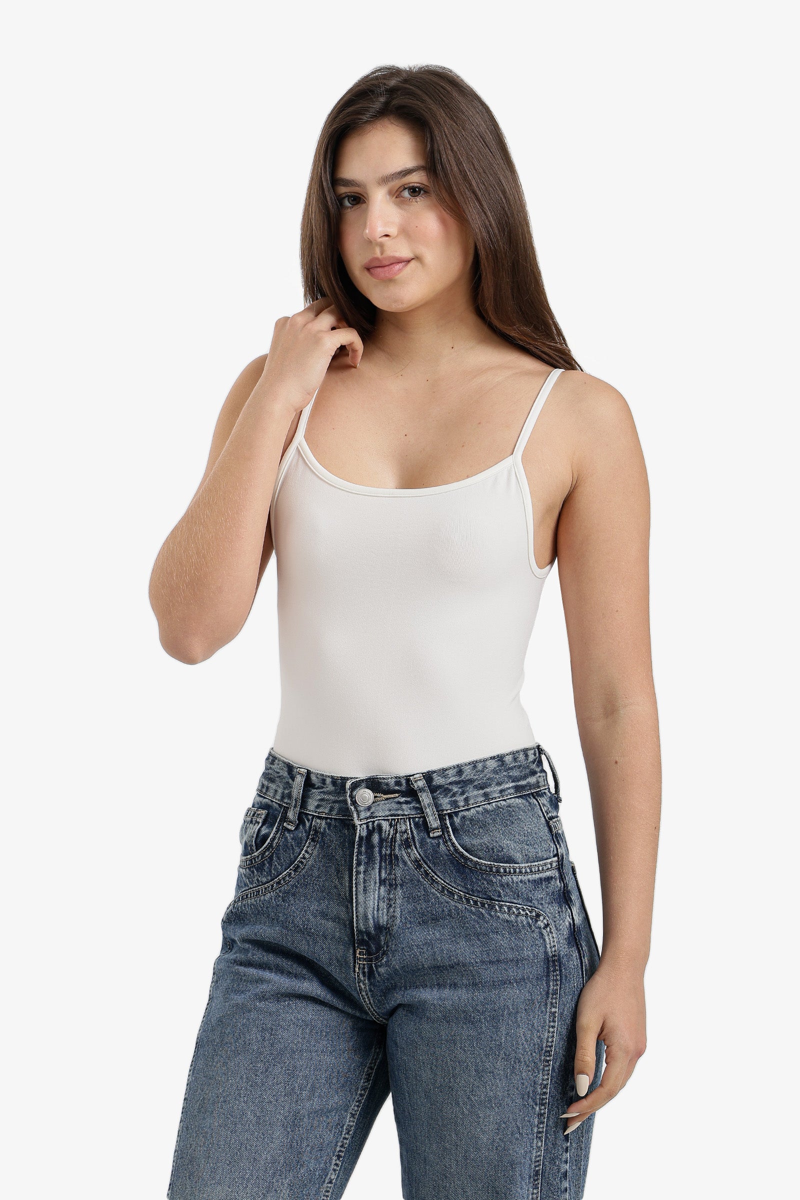 Spaghetti Strap Cami Bodysuit