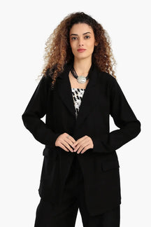 بليزر بياقة وجيوب