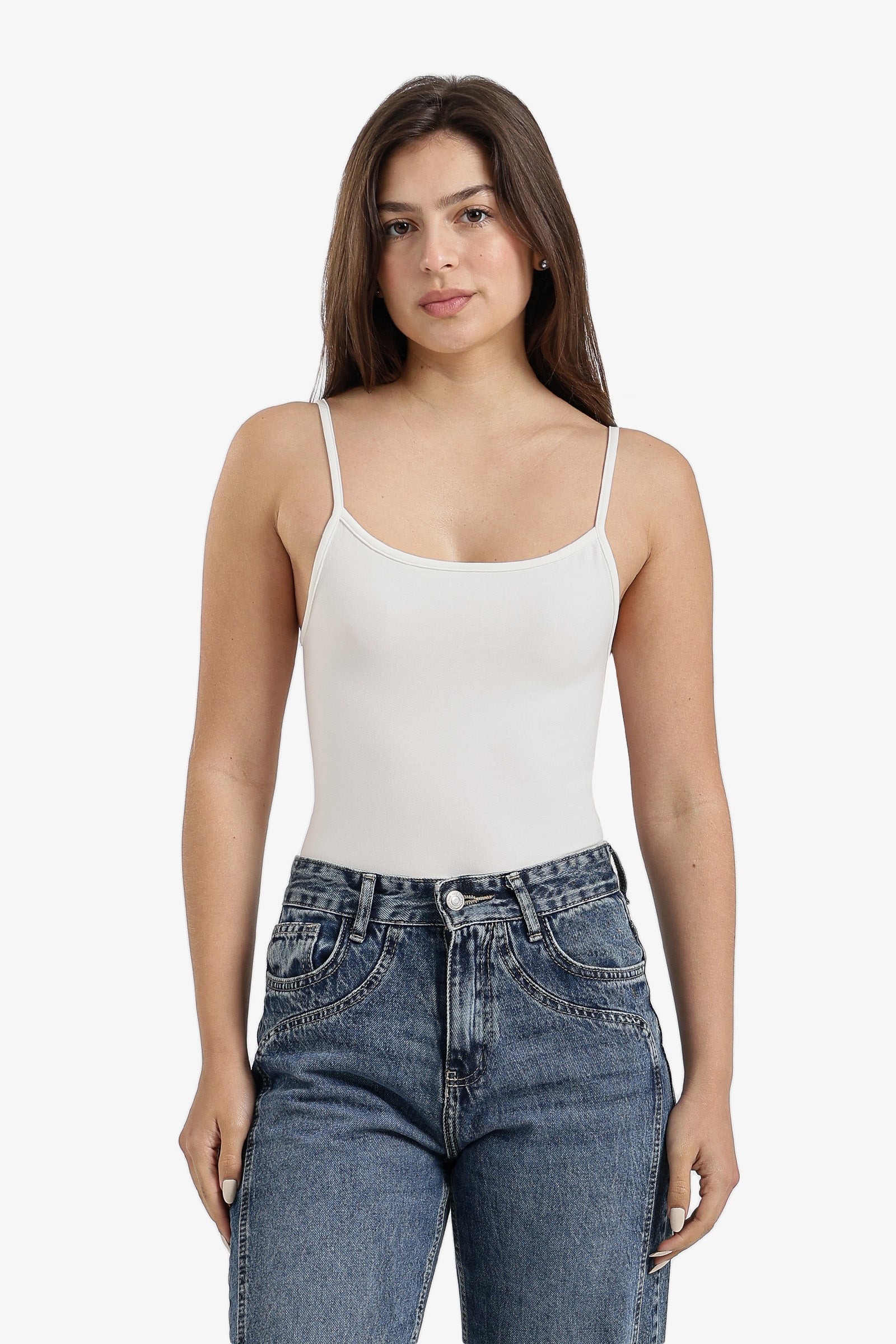 Spaghetti Strap Cami Bodysuit