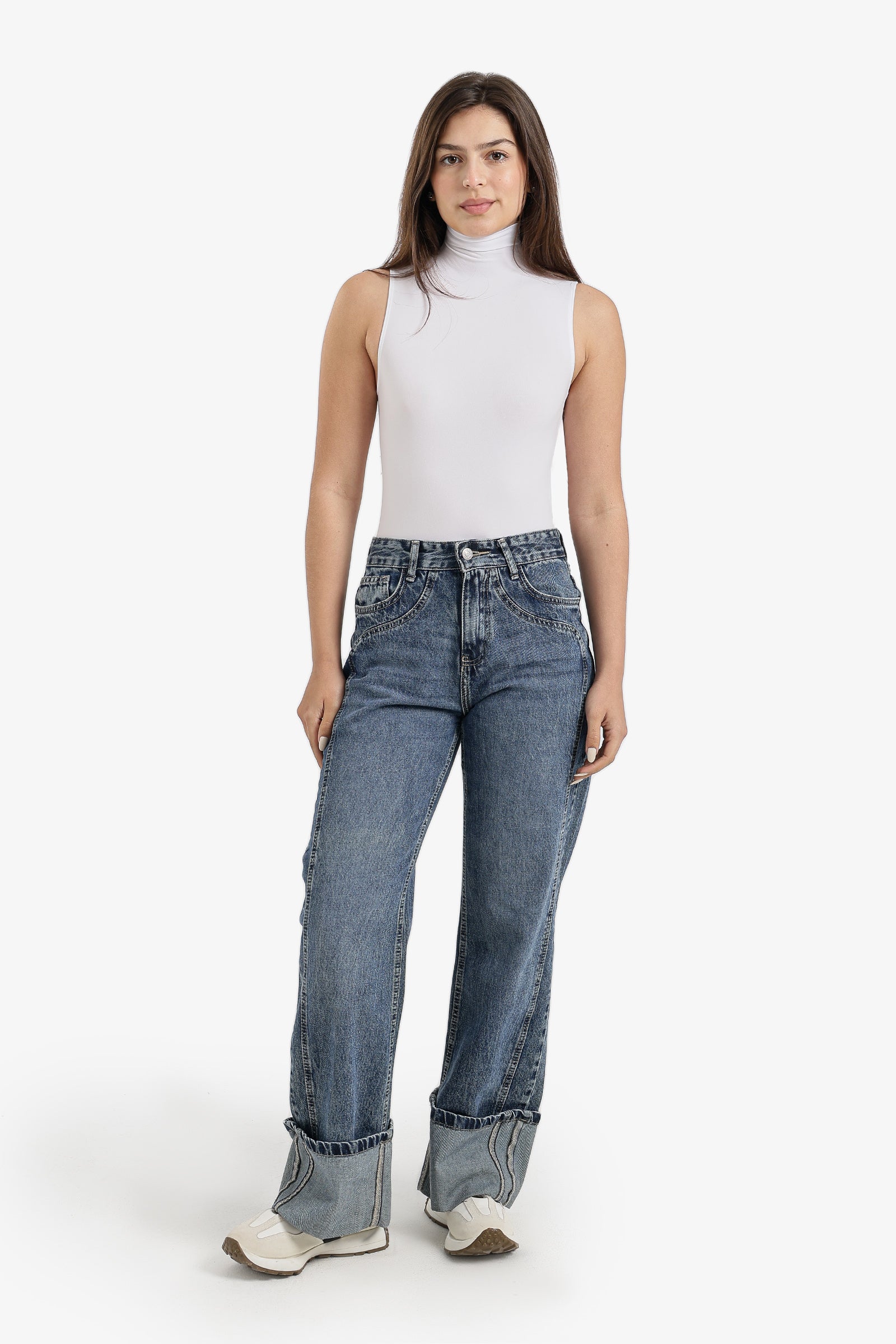 Sleeveless High Neck Bodysuit