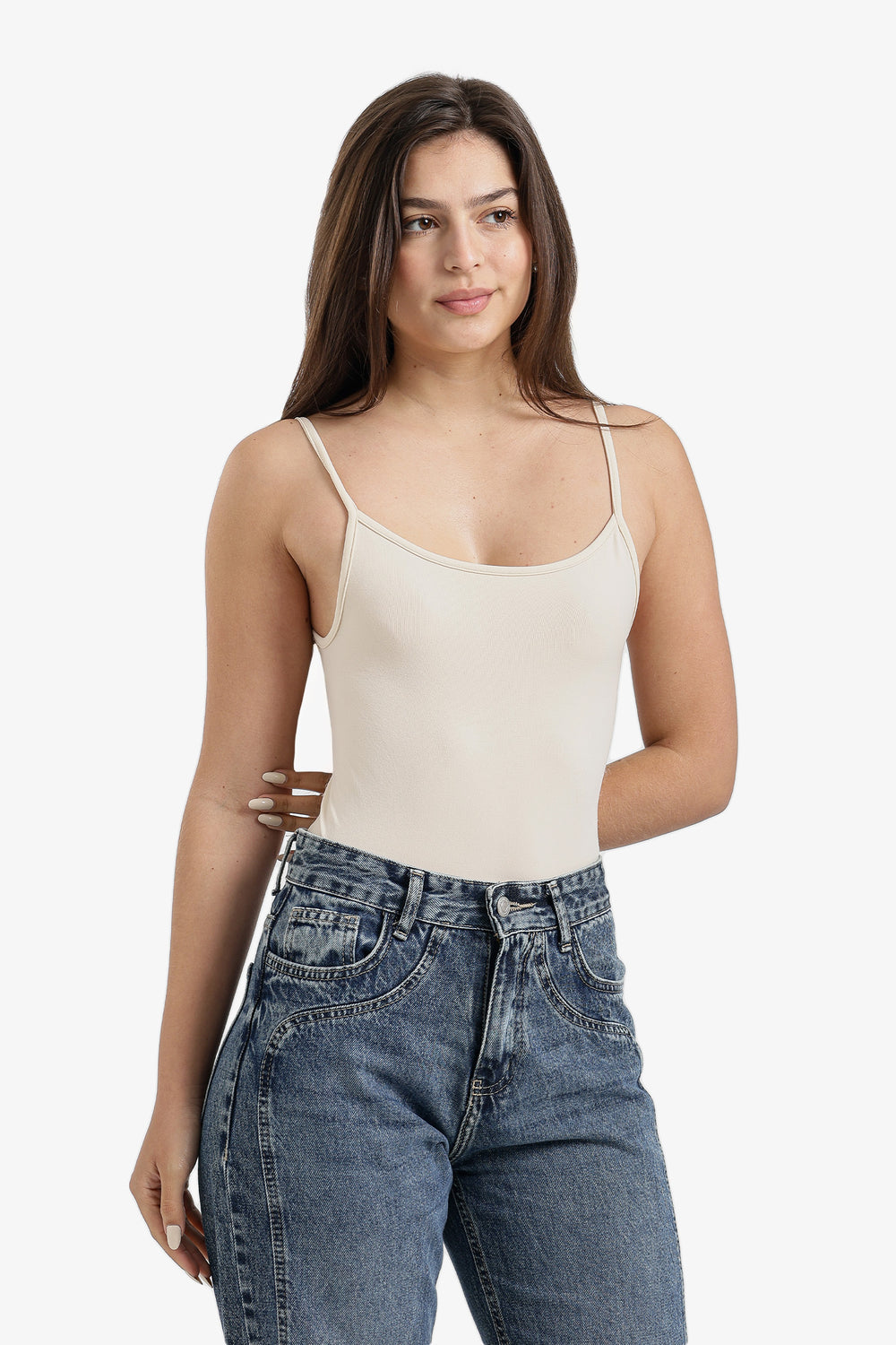 Spaghetti Strap Cami Bodysuit