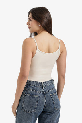 Spaghetti Strap Cami Bodysuit