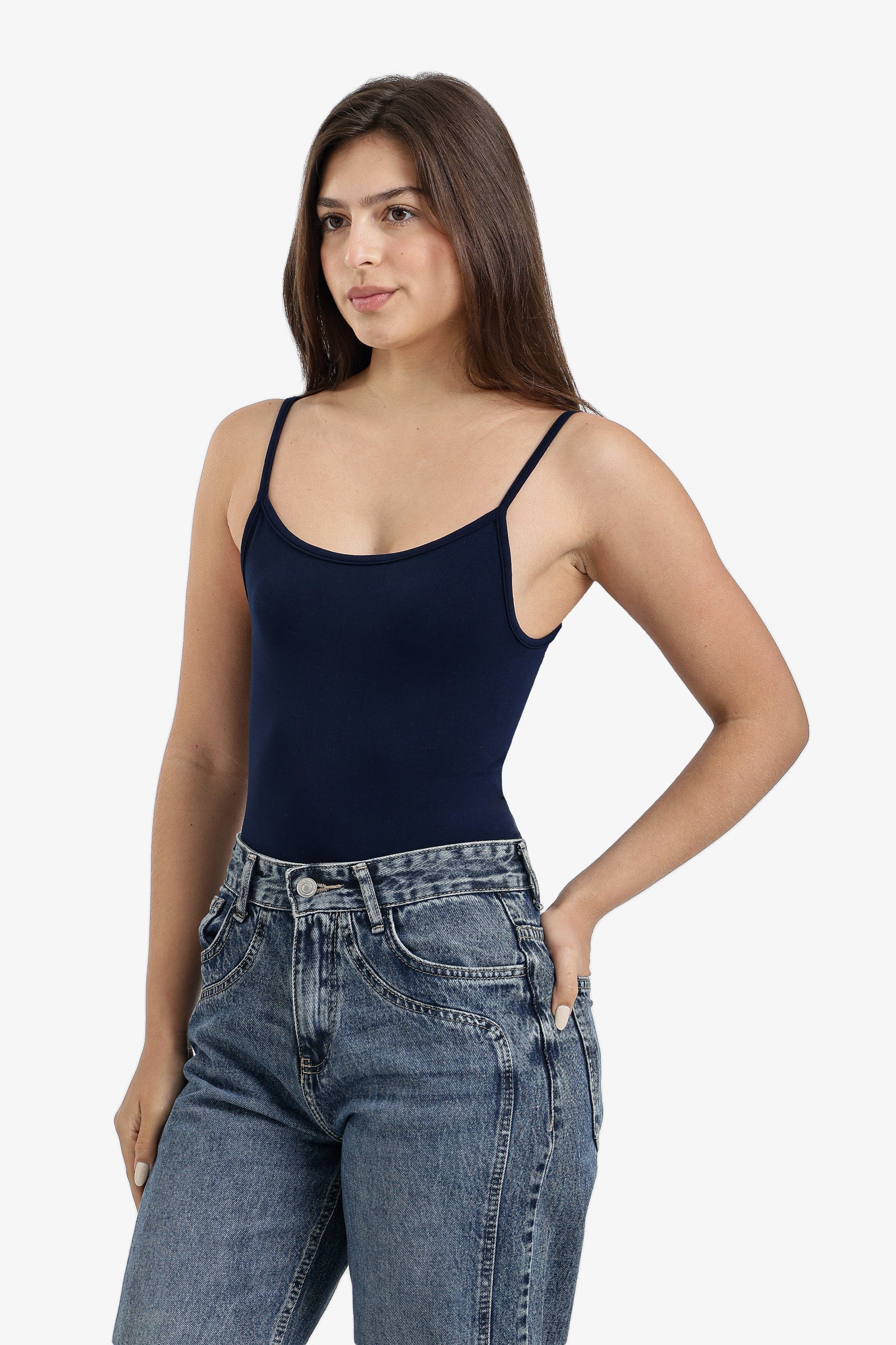 Spaghetti Strap Cami Bodysuit