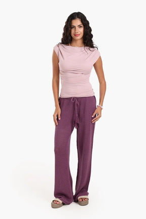 Boat Neck Slim Fit Top