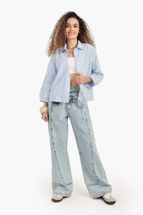 Relaxed Fit Striped Shirt