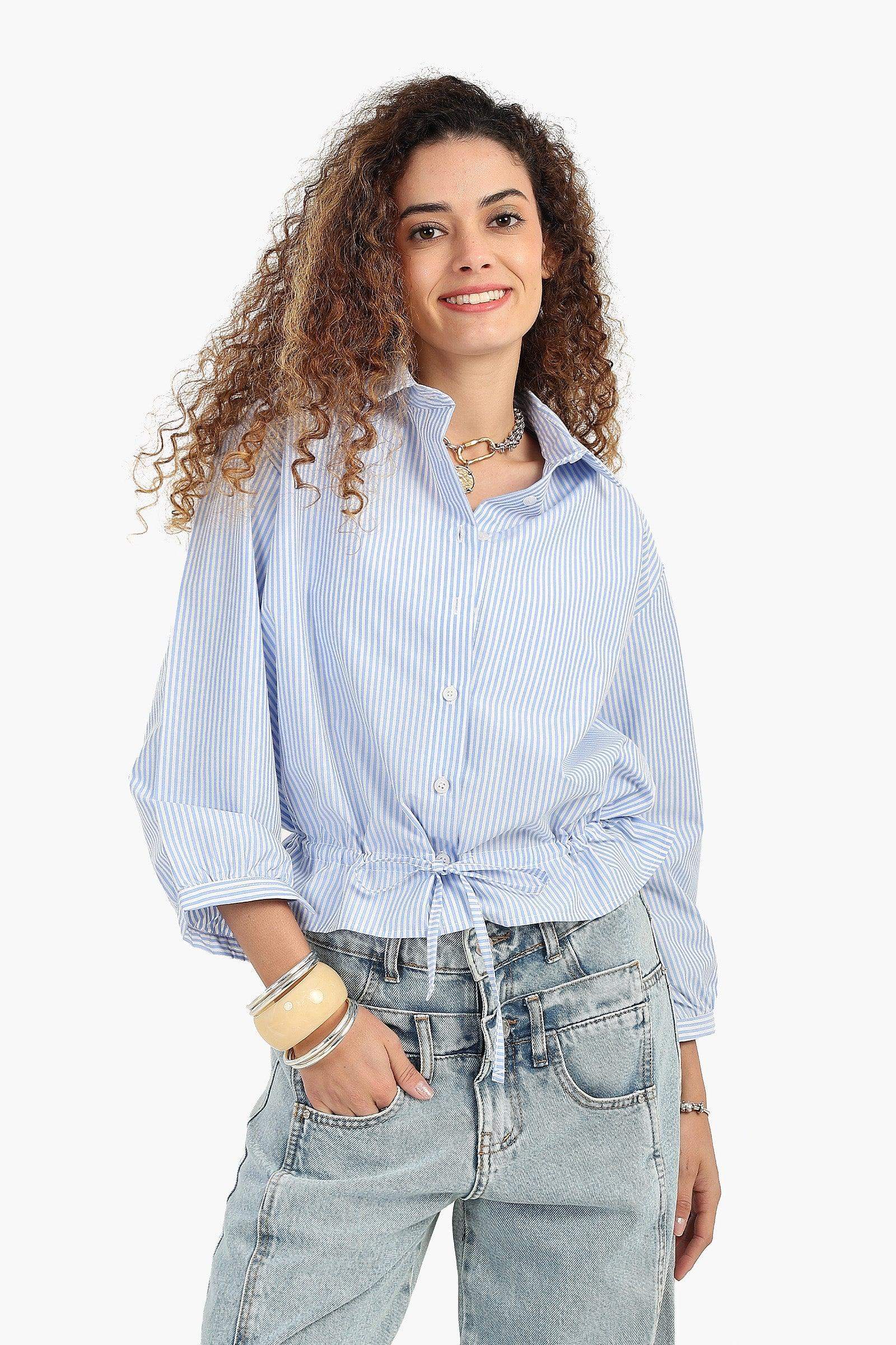 Relaxed Fit Striped Shirt