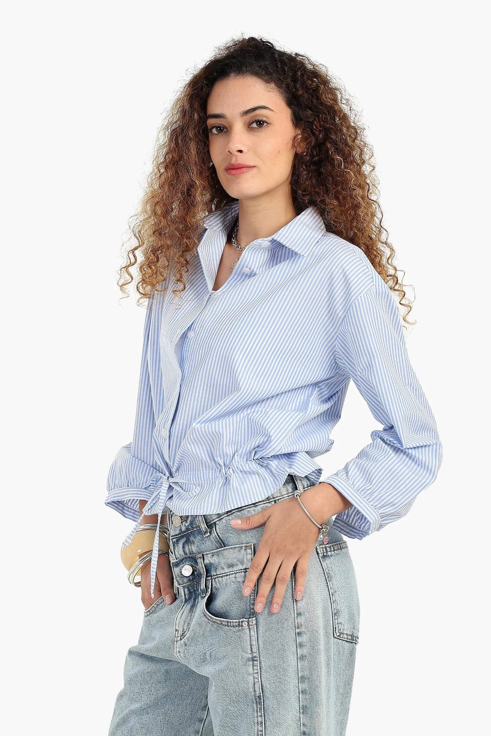 Relaxed Fit Striped Shirt