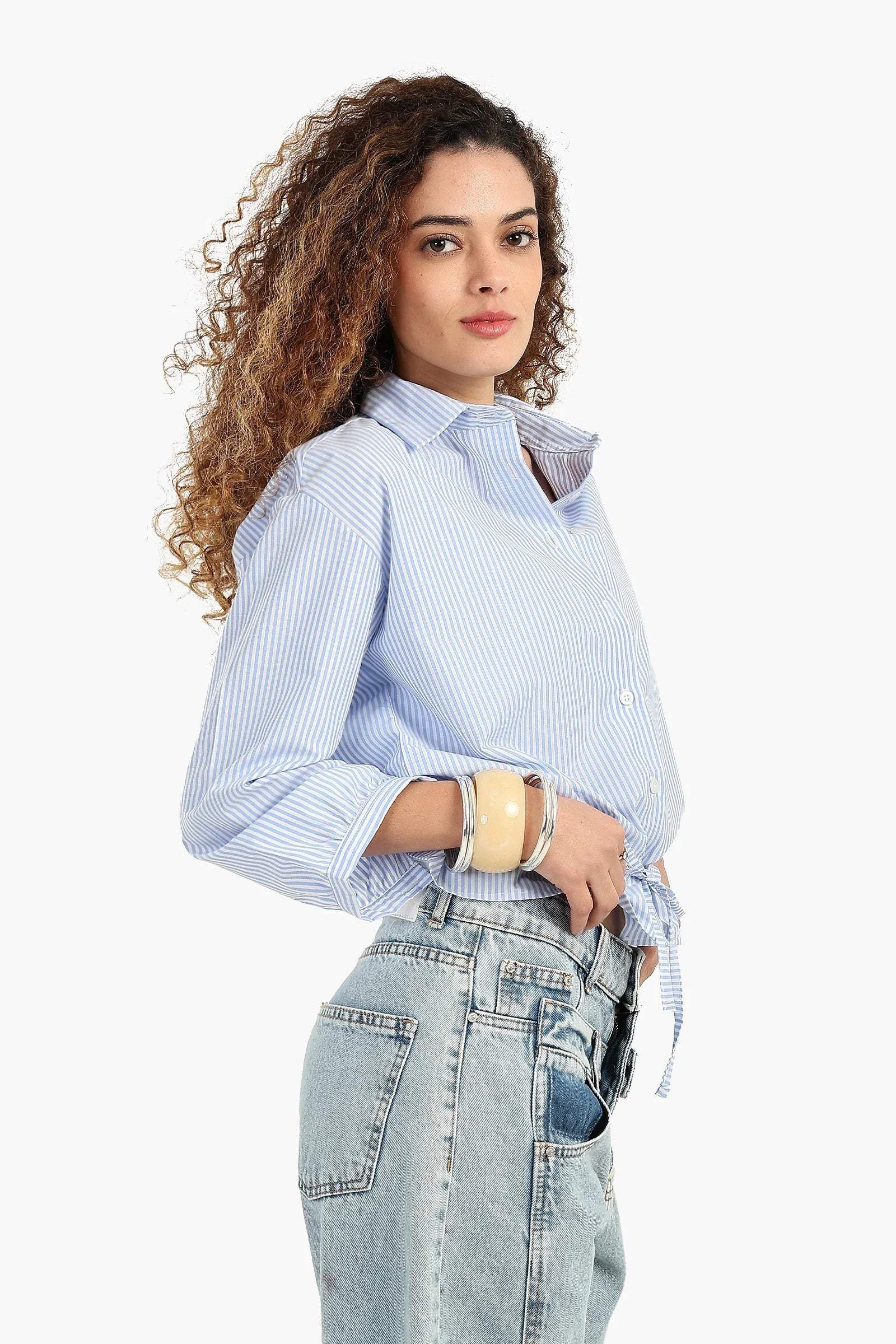 Relaxed Fit Striped Shirt