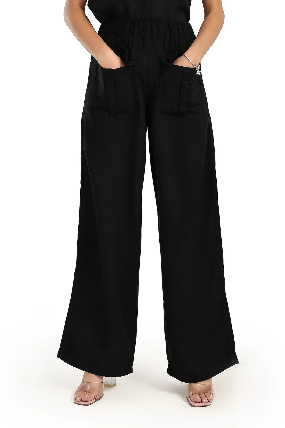 Pants with Front Flap Pockets
