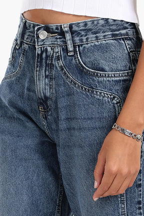 Folded Leg Jeans
