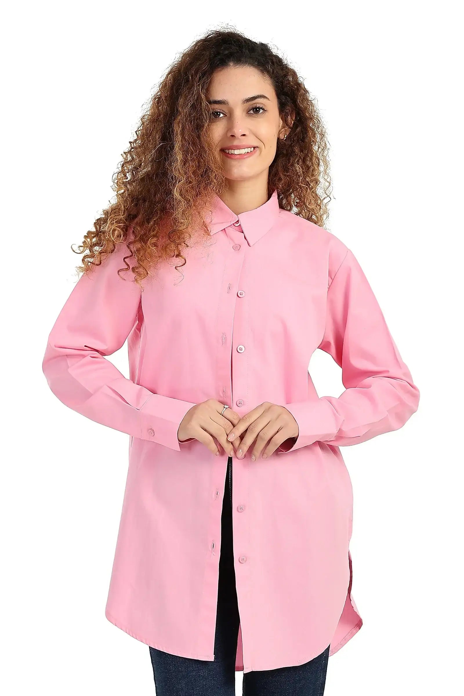 قميص سادة مريح