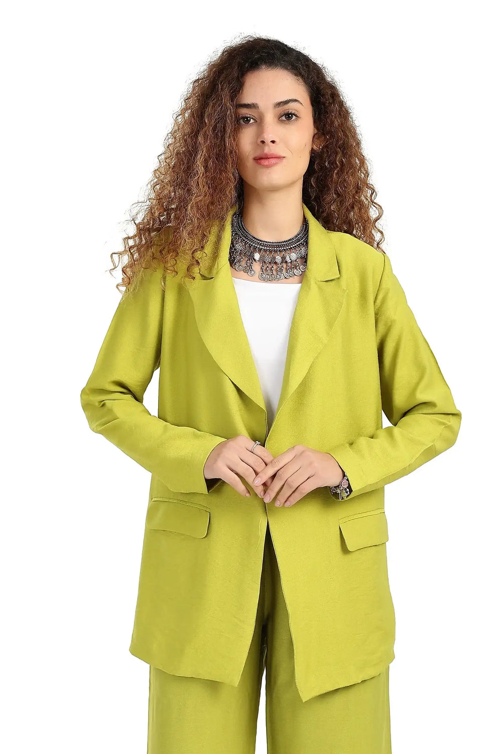 Notch Collar Lounge Blazer