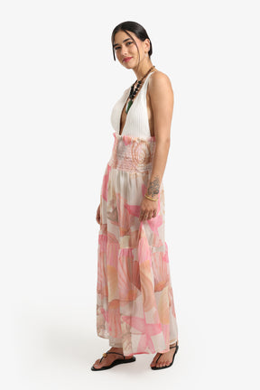Seashell Printed Beach Skirt