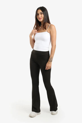 Ribbed Square Neck Top