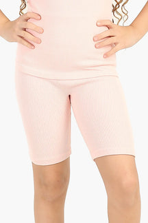 Girly Ribbed Cycling Shorts