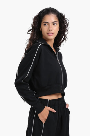 Lounge Jacket with Side Stripes