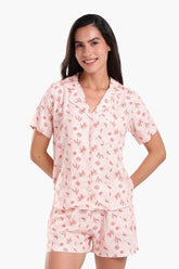 Crab & Shells Viscose Pyjama Set