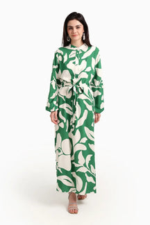 Elegant Printed Dress