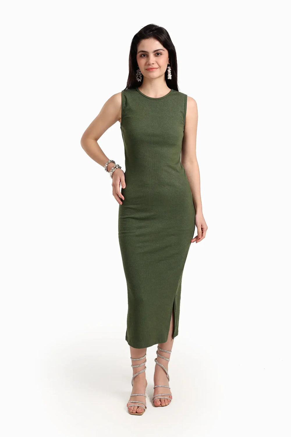 Slim Fit Midi Dress