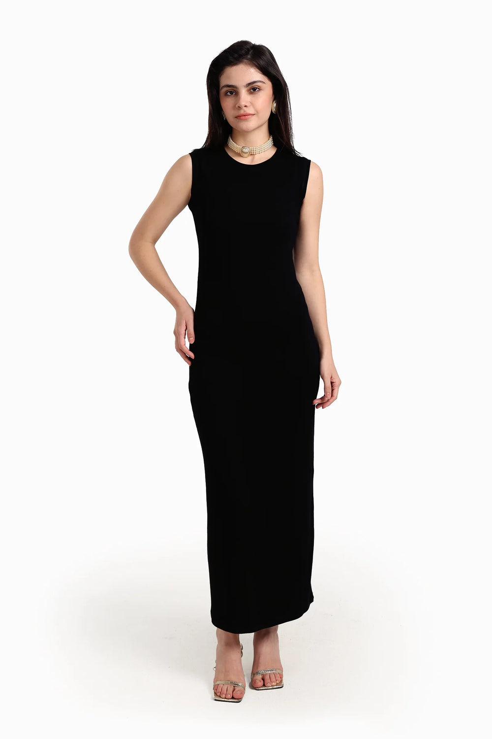 فستان كت بفتحة من الخلف