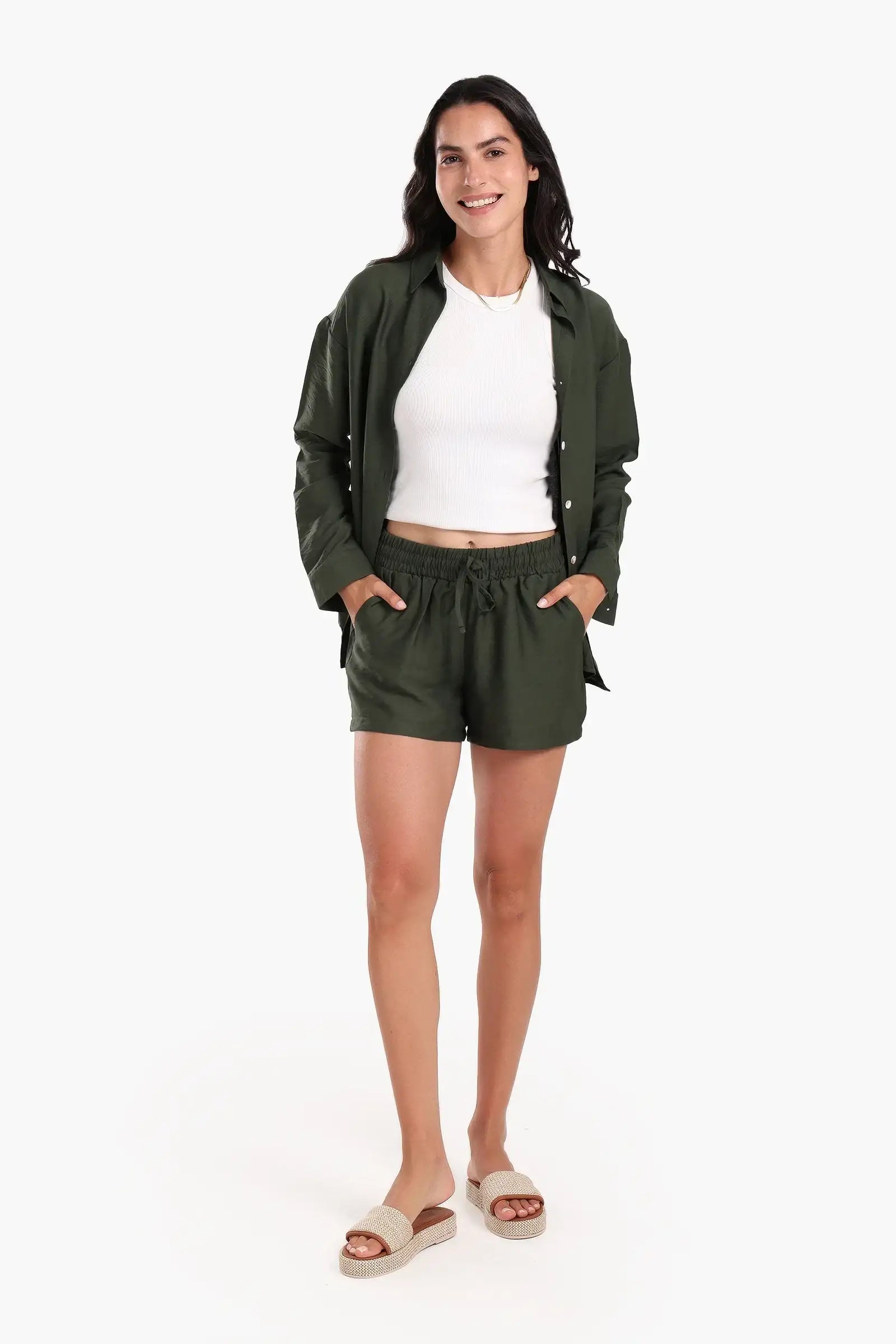 Beach Shirt & Shorts Set