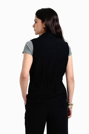 One-Button Closure Vest