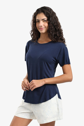 Navy Pyjama Top