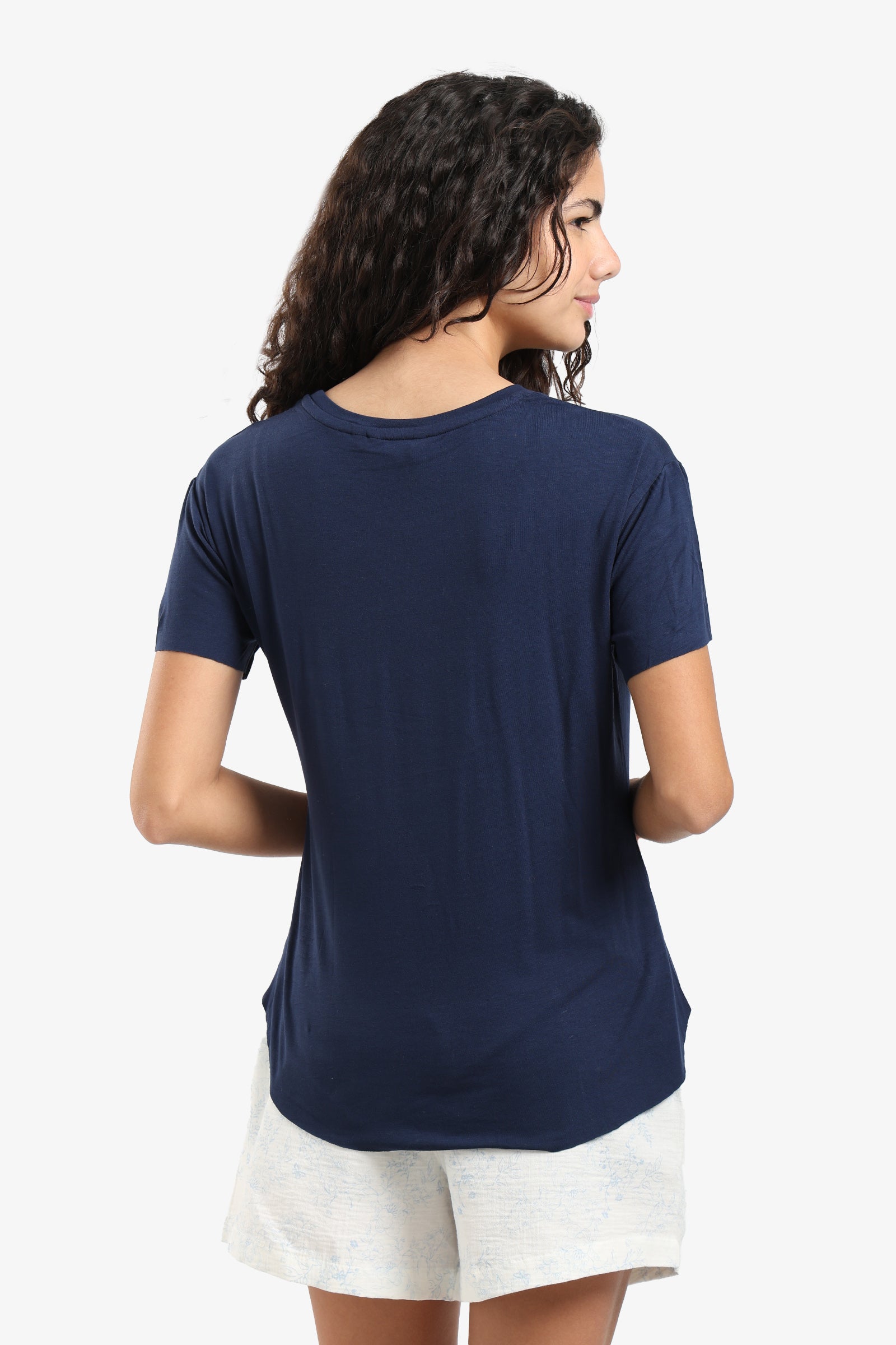 Navy Pyjama Top
