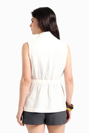 One-Button Closure Vest