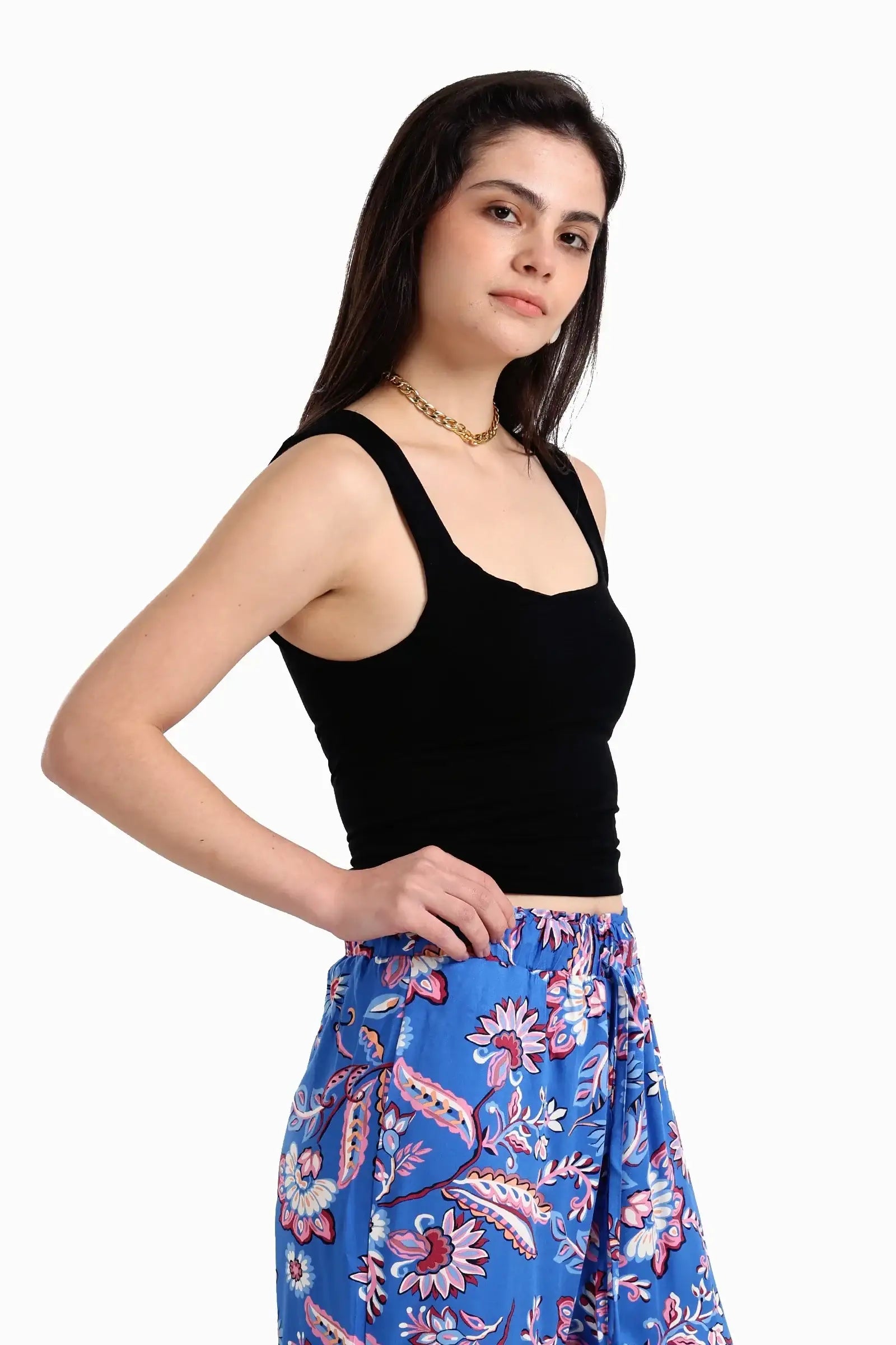 Square Neck Sleeveless Top